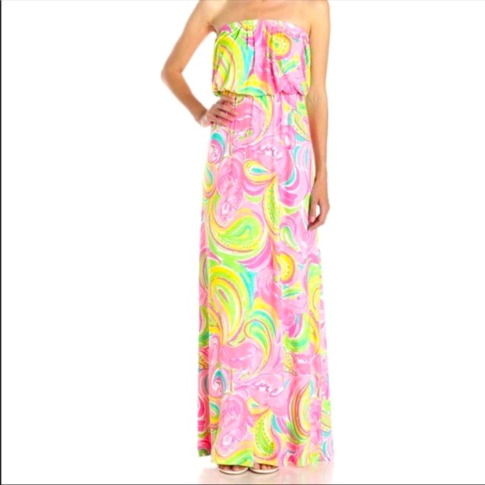 Lilly Pulitzer Marissa Strapless Maxi Dress
